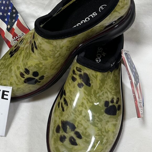 Two for One Price!!! Camo & Paw Green Sloggers Waterproof Rain Shoes - - Picture 1 of 2